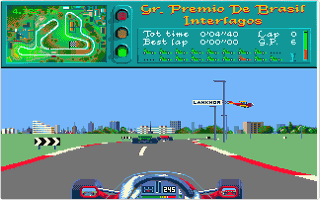 Vroom Datadisk atari screenshot